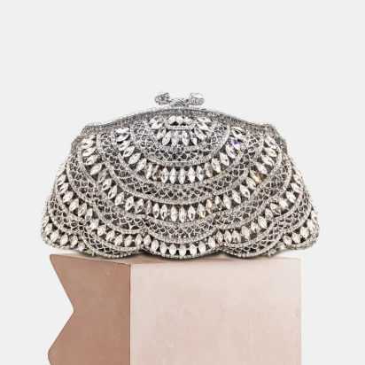 Trapezoid & Diamond Clutch Bag